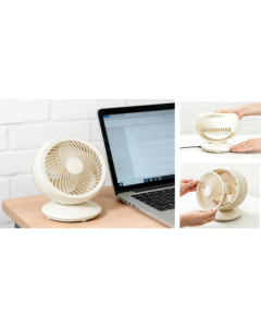 6 英寸空气循环摇头 USB 风扇・19CM
