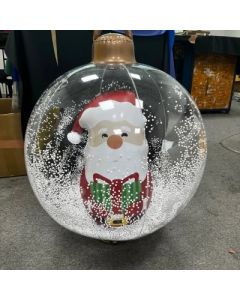 New Style Transparent Ball + Santa Claus