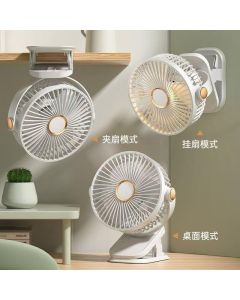 夹子灯光风扇